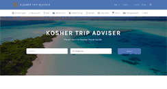 Desktop Screenshot of koshertripadviser.com